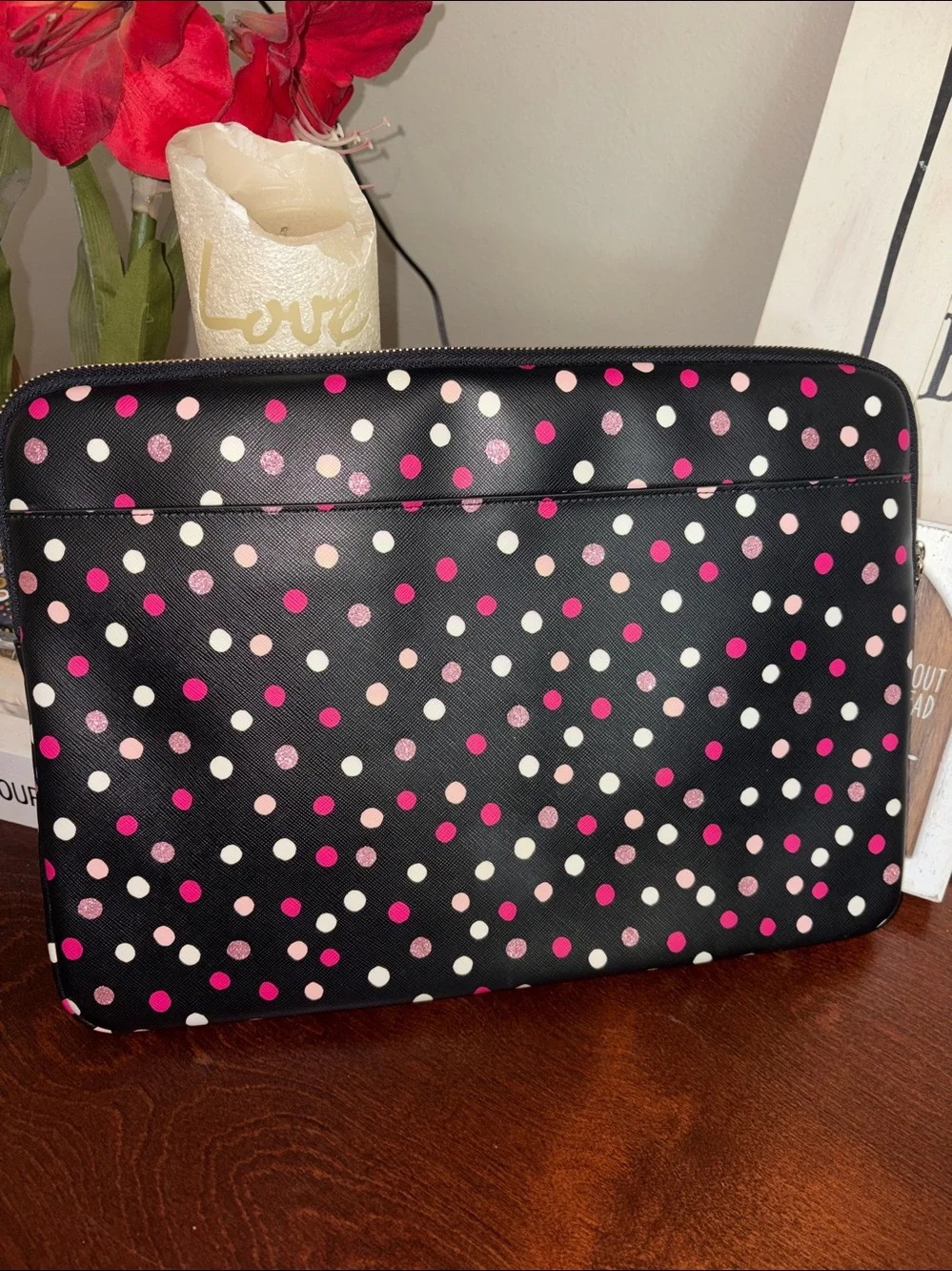 Kate Spade Staci Leather Glimmer Dot 15